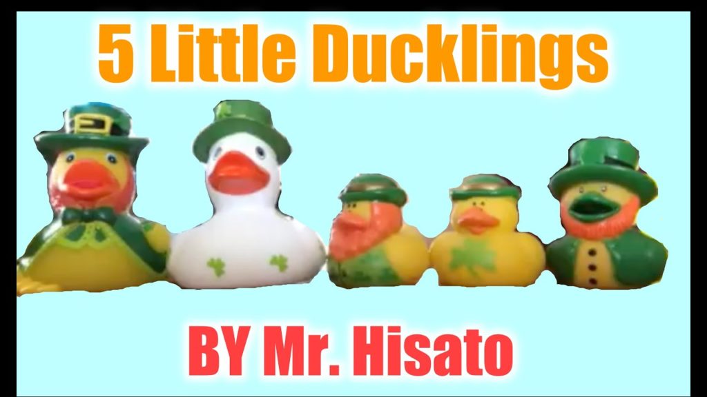 【動画】Music♪：”5 little ducklings”